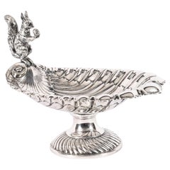 Antique WMF Silver Plated Squirrel Nut Dish 19th Century