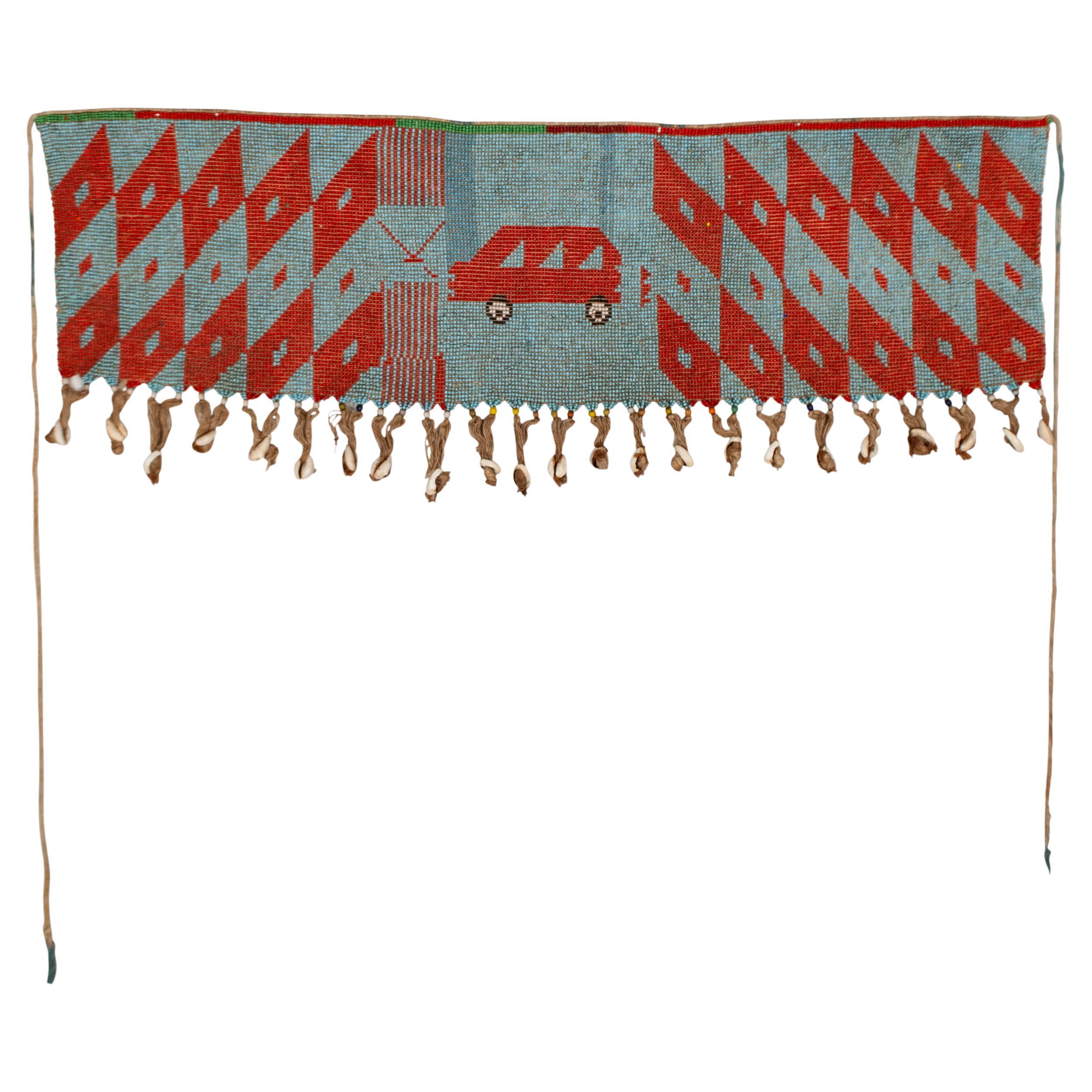 Antique Woman’s Ceremonial Beaded Cache-sexe (Pikuran), Cameroon