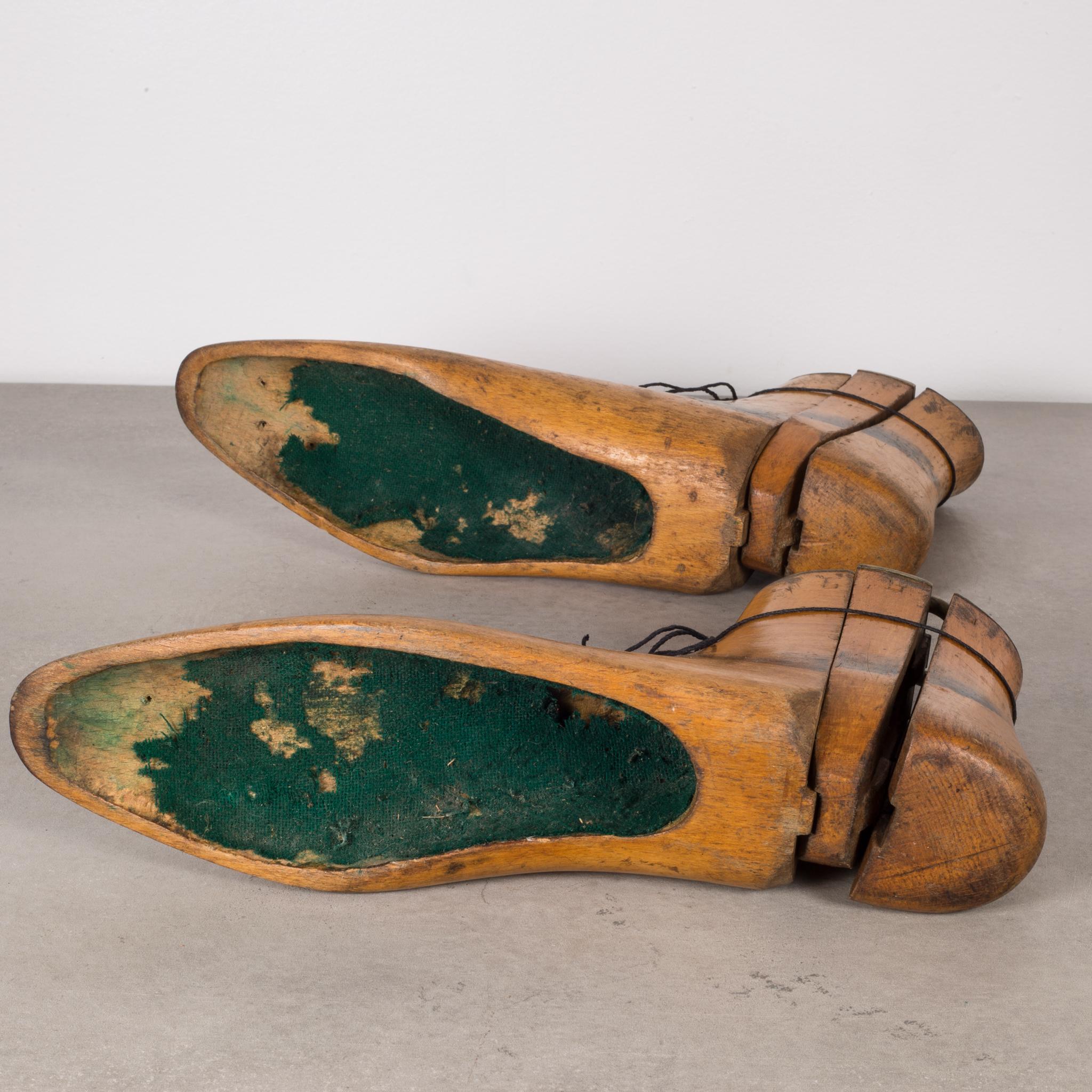 Antique Wood and Bronze Shoe Last, circa 1920 In Good Condition In San Francisco, CA