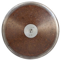 Antique Wood And Steel Discus