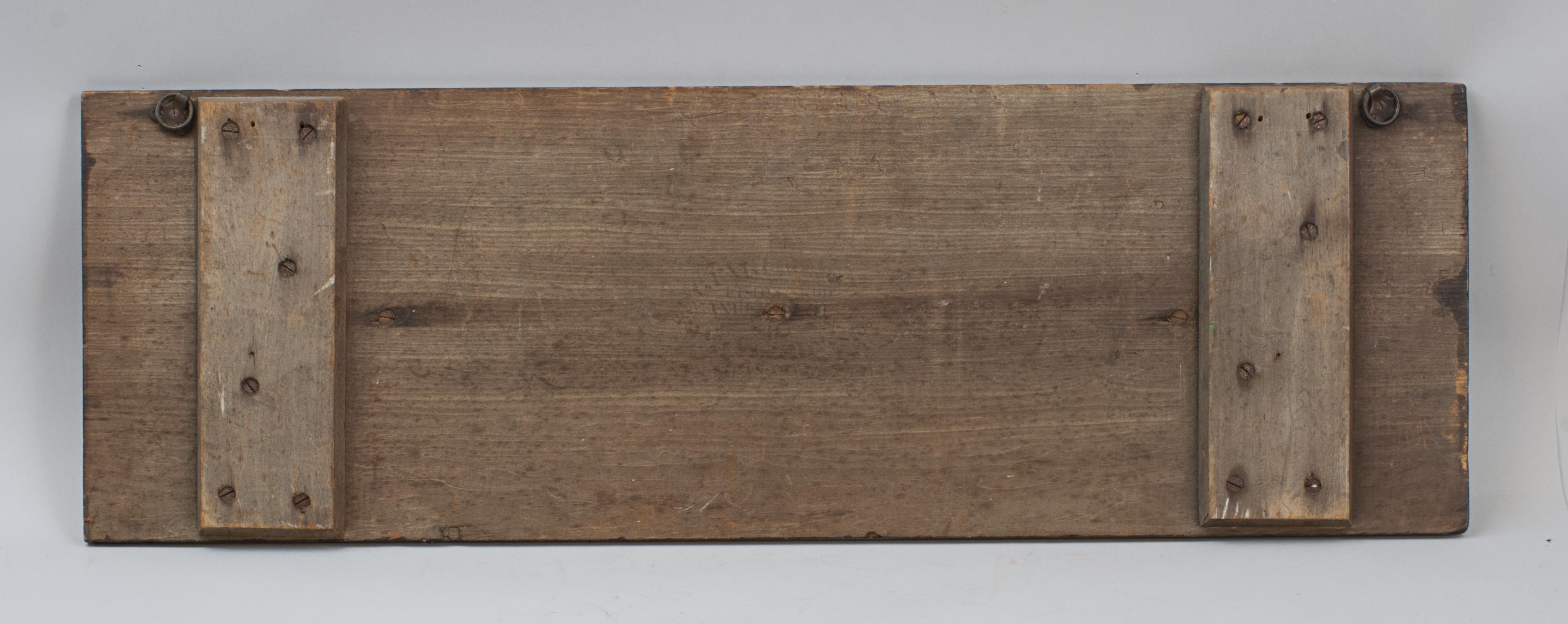 Talla Antigua De Madera De Trucha De Mar 4