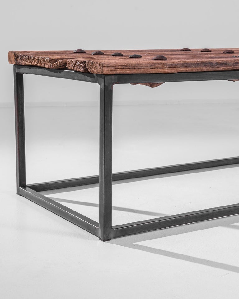 Antique Wood Door Coffee Table For Sale at 1stDibs