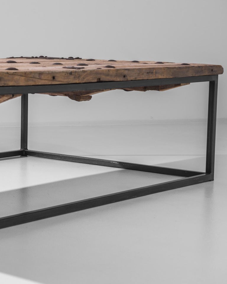 Antique Wood Door Coffee Table For Sale at 1stDibs