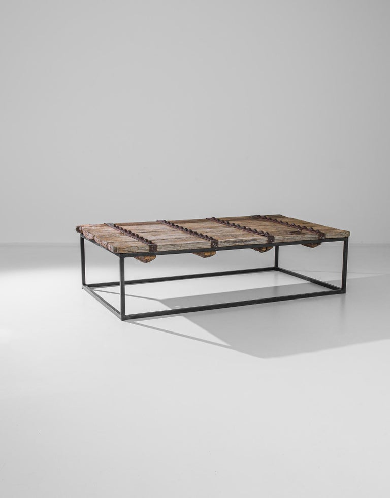 Antique Wood Door Coffee Table at 1stDibs