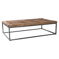Antique Wood Door Coffee Table