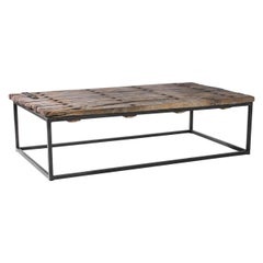 Antique Wood Door Coffee Table