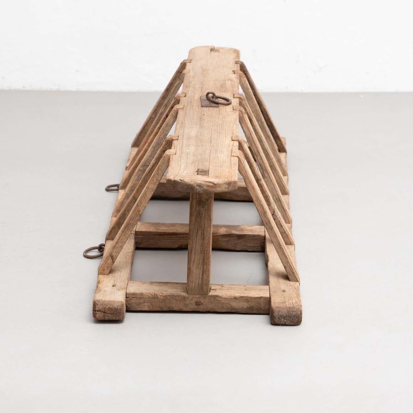Antike Wood Farming Stroh Tierfütterung im Angebot 5