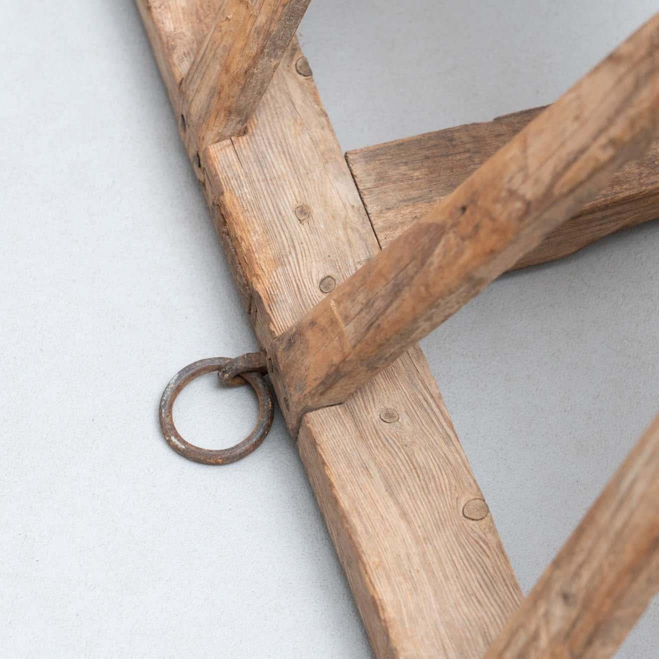 Antike Wood Farming Stroh Tierfütterung im Angebot 7