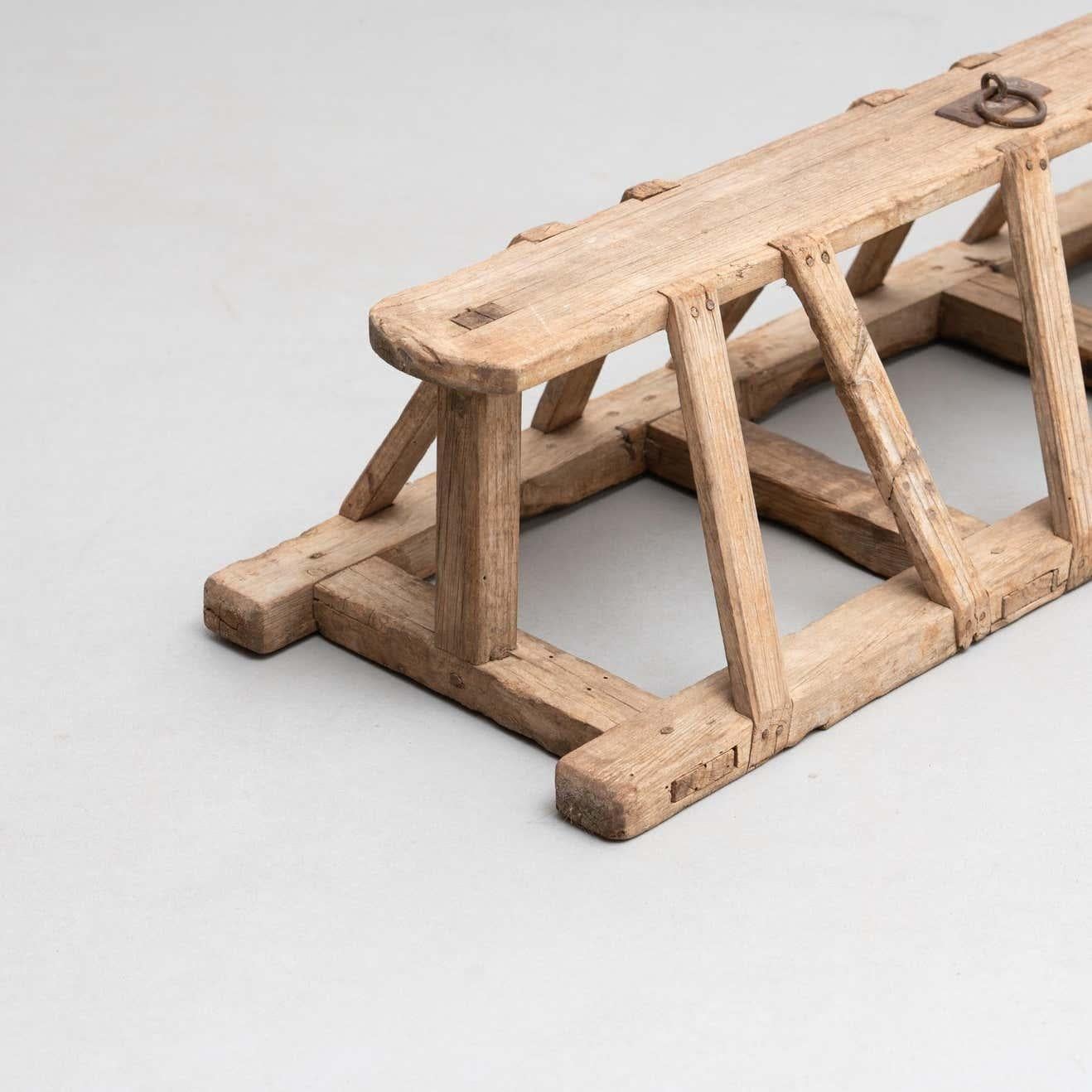 Antike Wood Farming Stroh Tierfütterung im Angebot 9