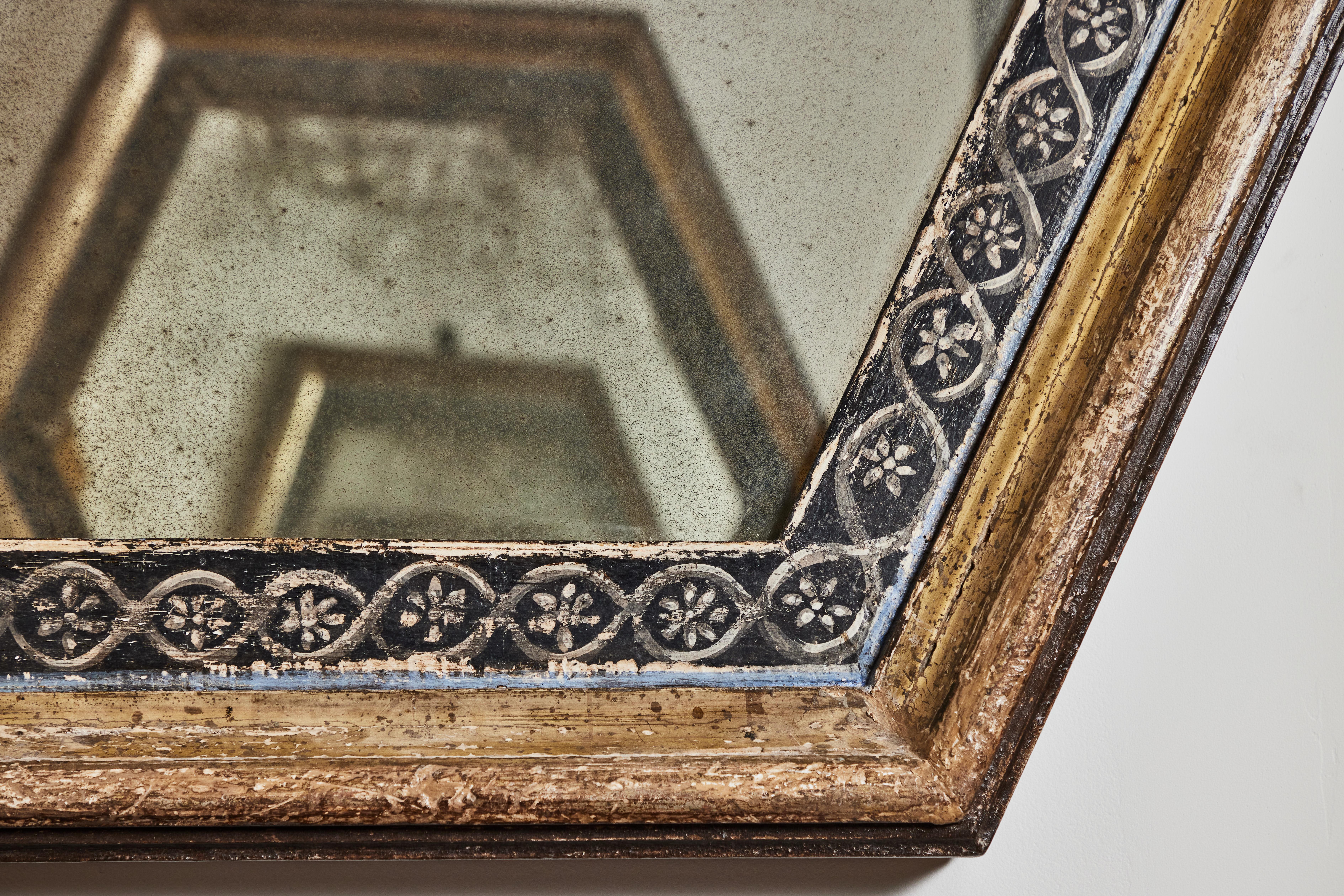 Hand-Carved Italian, Antique Wood Framed Mirrors