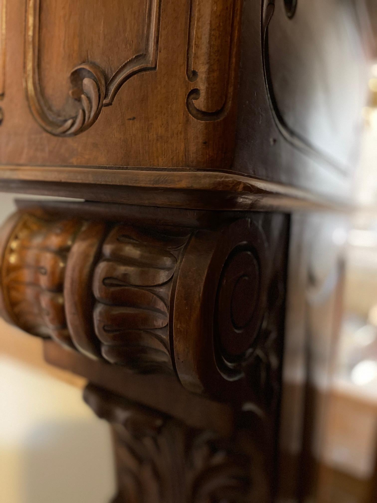 antique wood mantels
