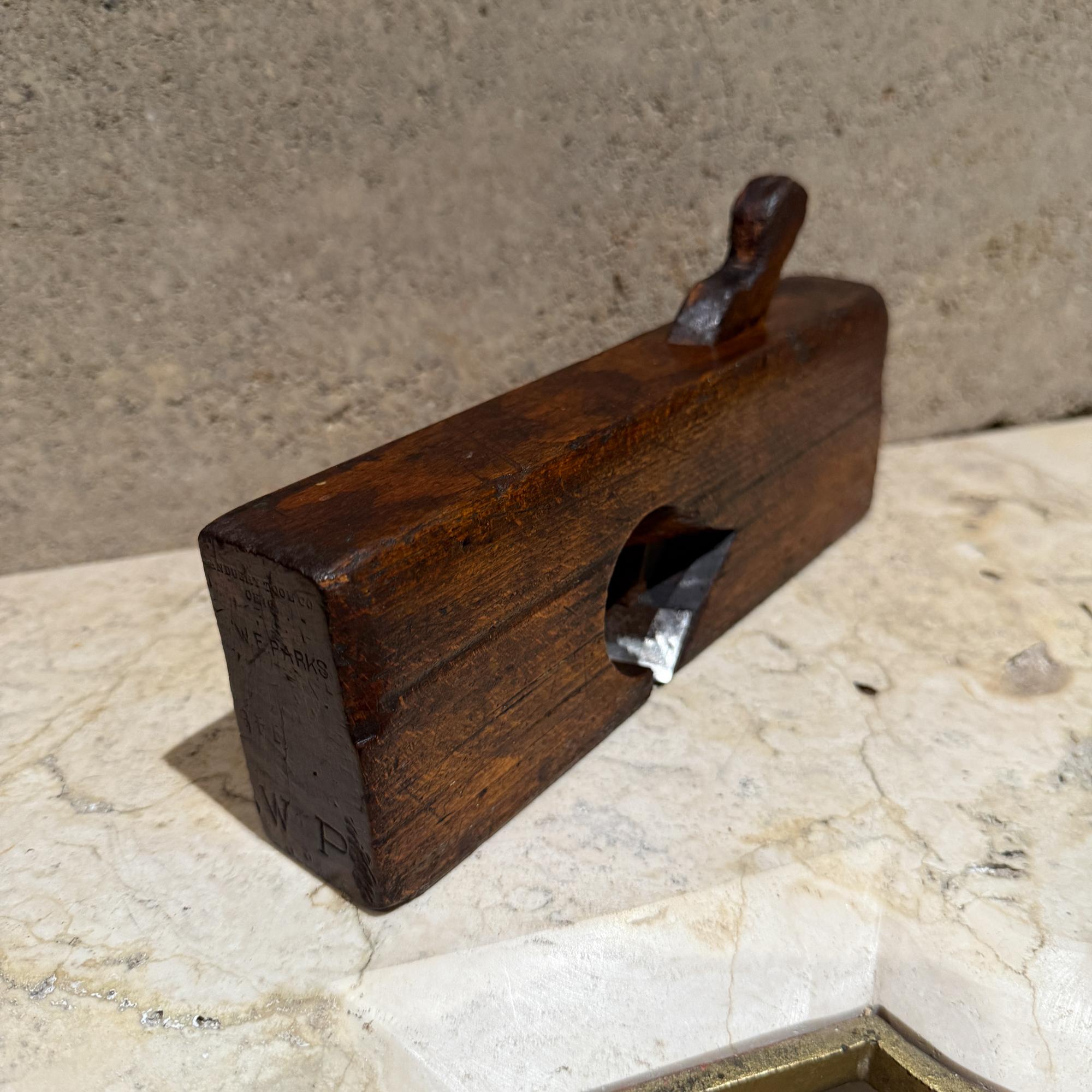 American Classical Antique Wood Moulding Plane Wooden Carpenter's Tool 1800 For Sale