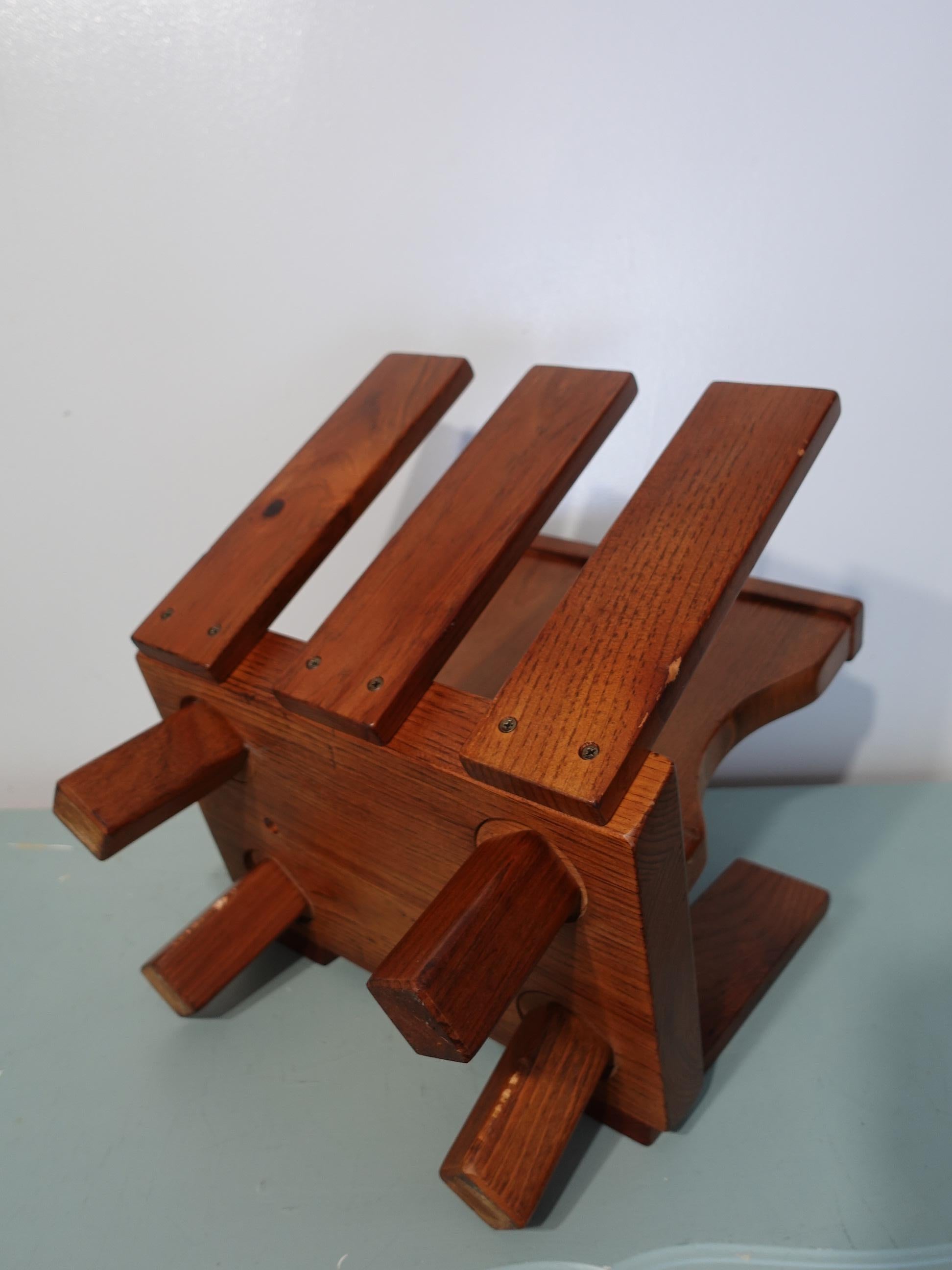 Wood Antique 18th Century, Georgian Cutlery Open Caddy For Sale
