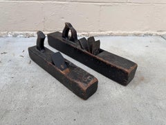 Antique Wood Planes Set by W. Butcher & Unbranded – Vintage Hand Tools