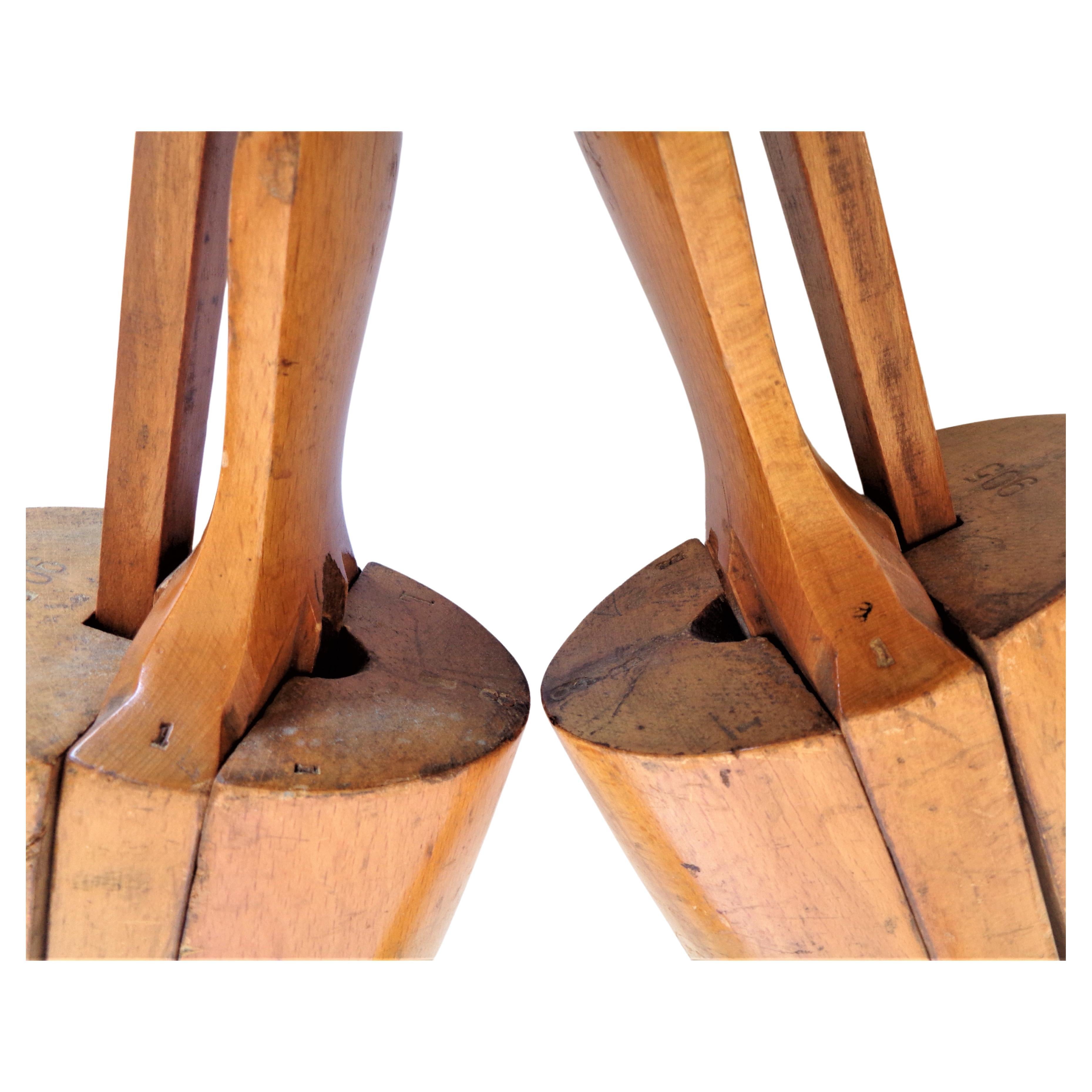 Antique Wood Trees for English Leather Riding Boots 6