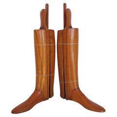 Antique Wood Trees for English Leather Riding Boots