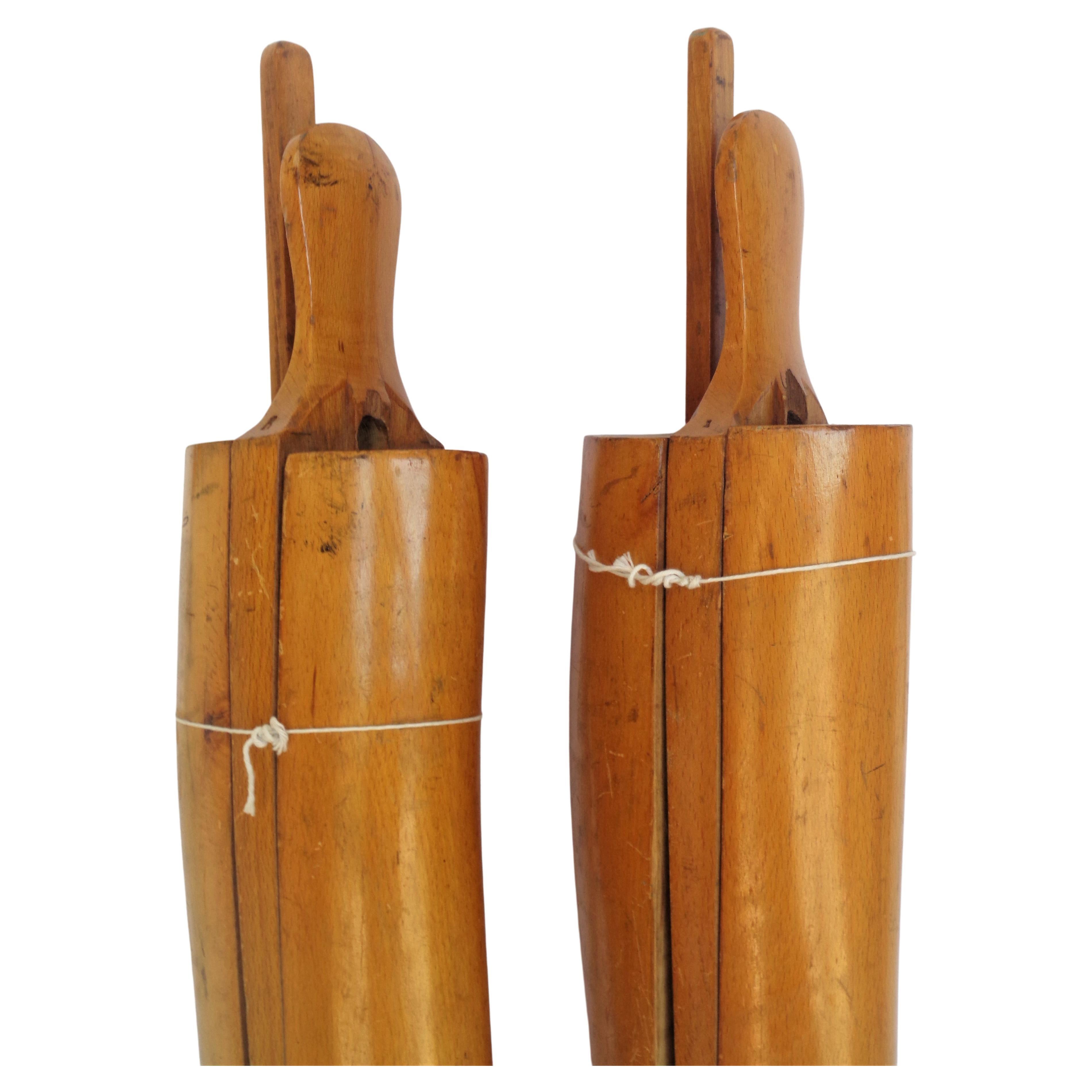 Antique Wood Trees for English Leather Riding Boots 4