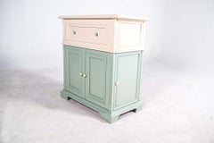 Antique Wood TV Cabinet in the Shabby Chic Style