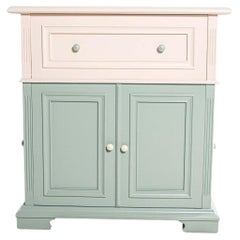 Antique Wood TV Cabinet in the Shabby Chic Style