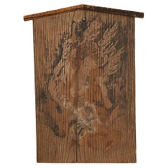 Antico dipinto su blocco di legno raffigurante un re Myo-o/dipinti del periodo Edo/decorazioni murali