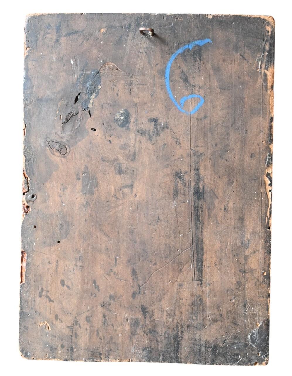 Intagliato a mano Antico piatto da stampa su legno - San Sebastiano (1690-1750 circa) in vendita
