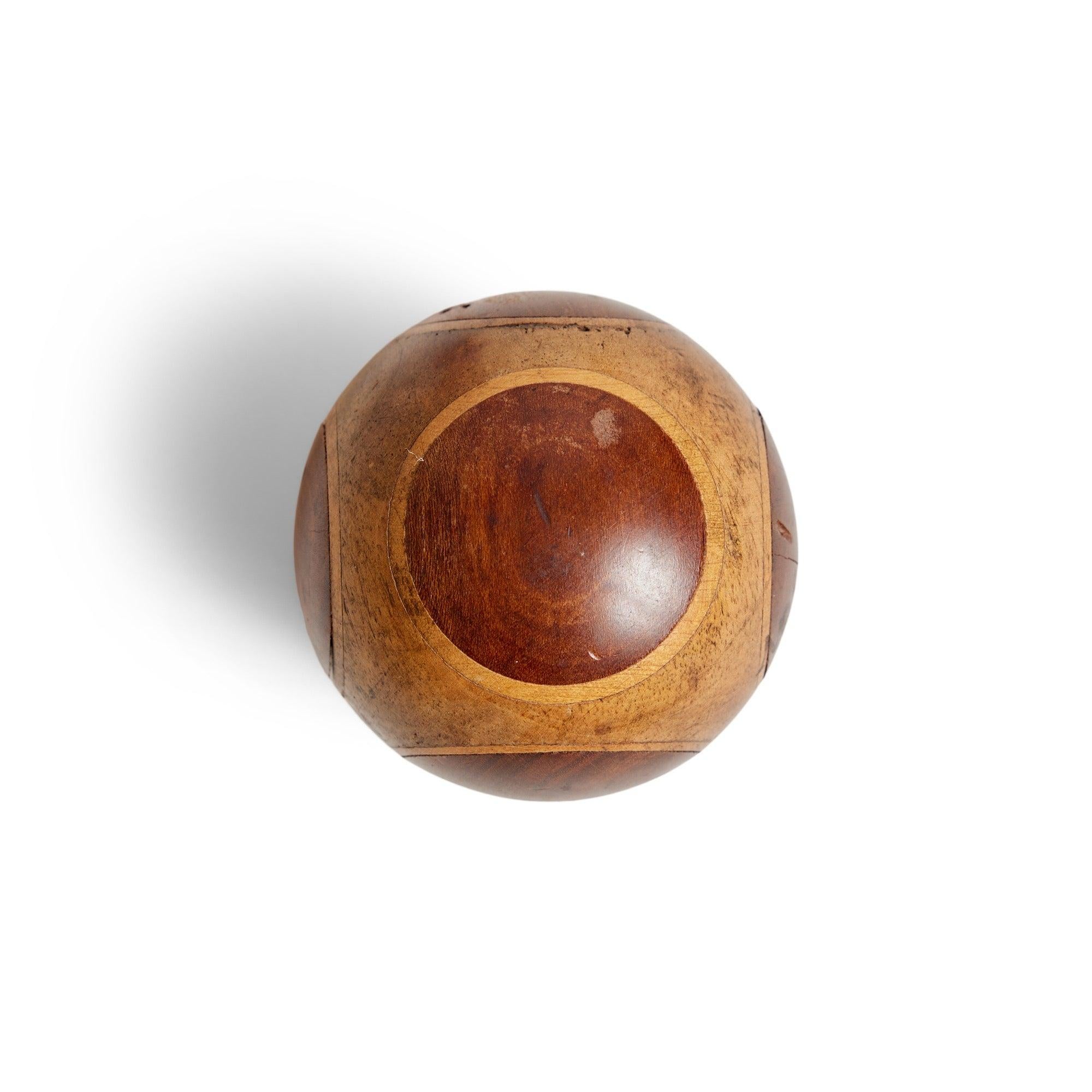 Swiss Antique Wooden Ball from Switzerland For Sale
