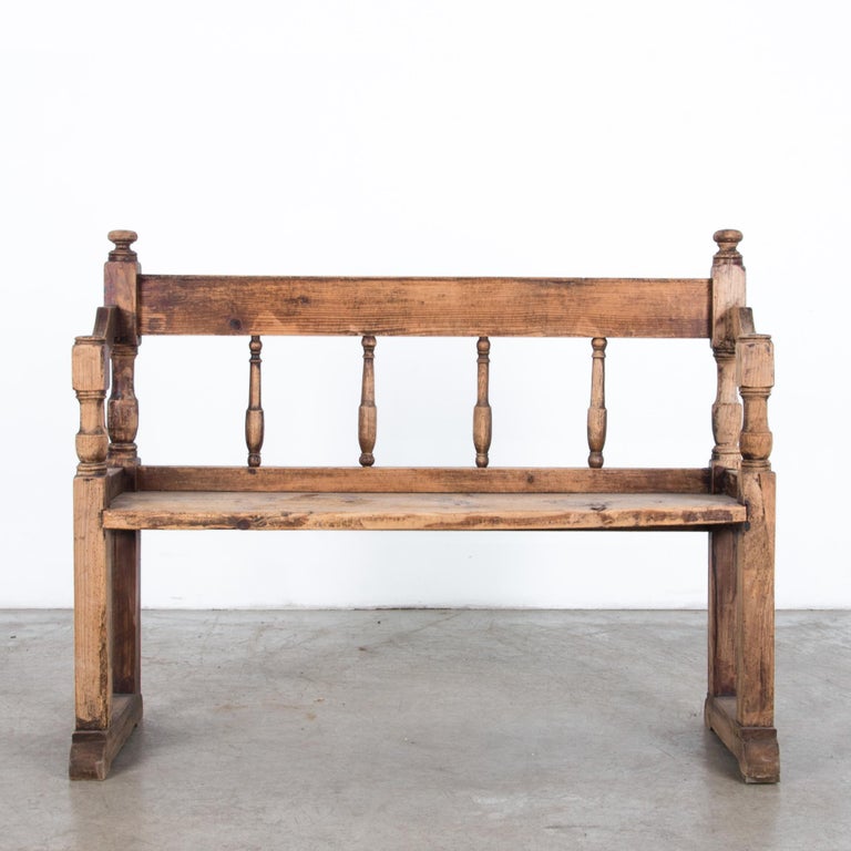 Antique Wooden Bench at 1stDibs