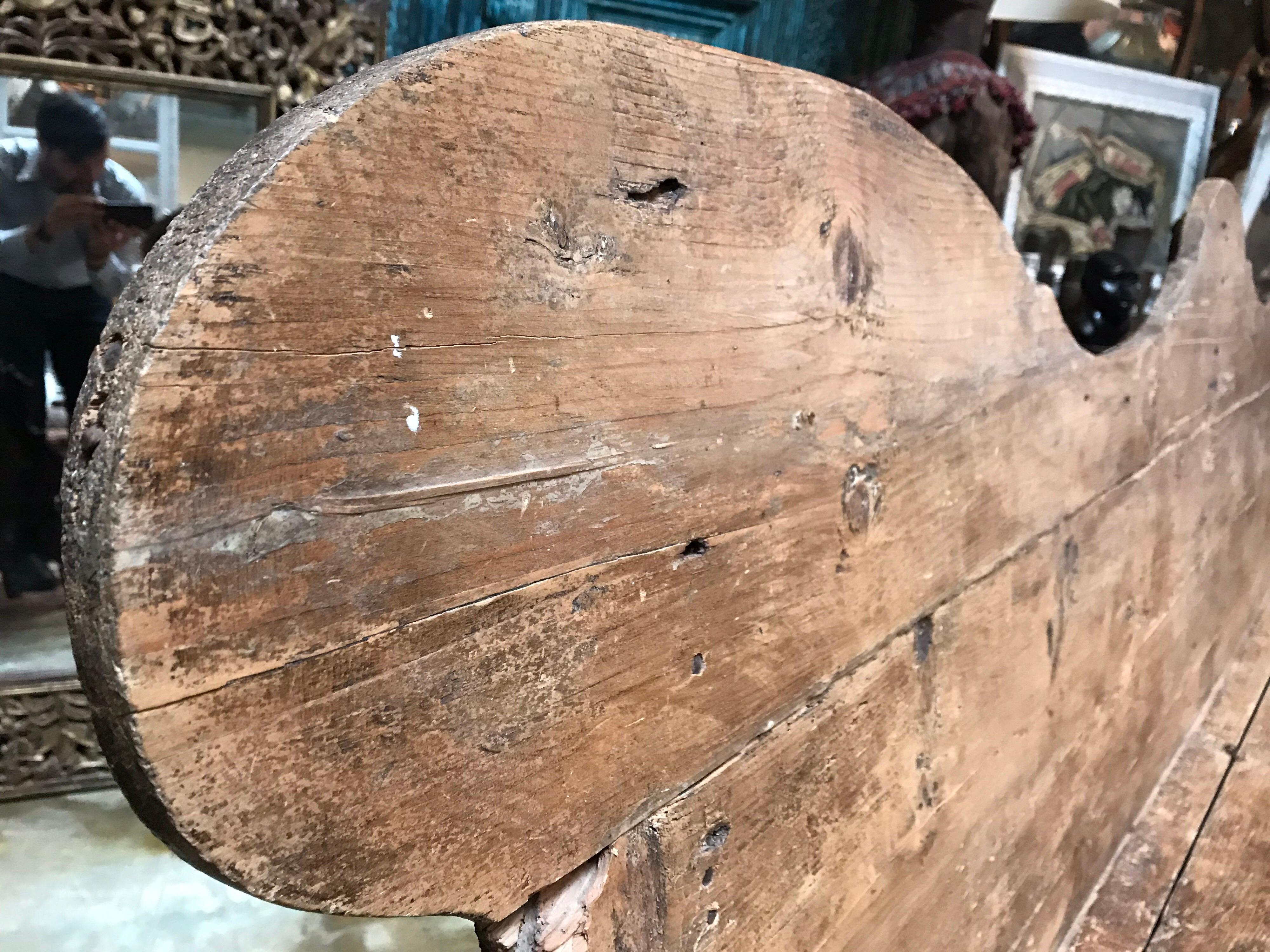 Antique Wooden Bench 1