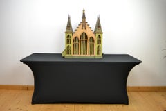 Antique Wooden Birdcage Mansion House or Castle