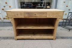 Antique Wooden Boutique Counter, France, 1900