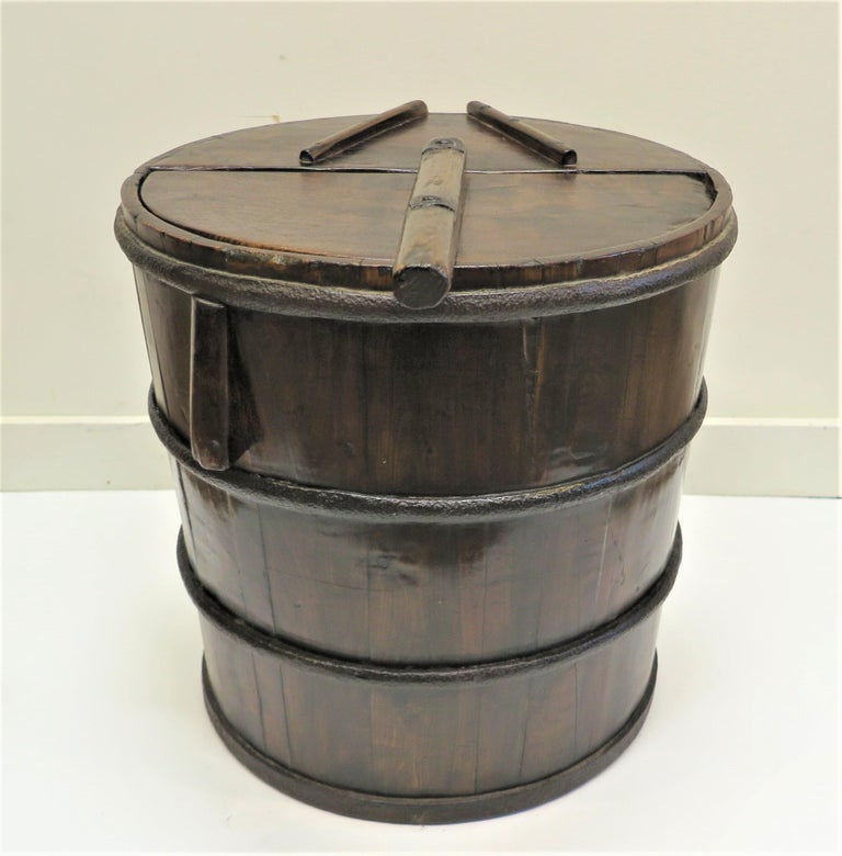 Antique Wooden Bucket For Sale 3