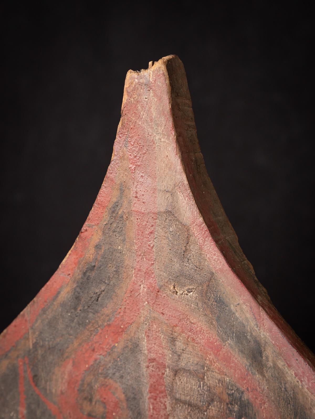 XVIIIe siècle et antérieur Statue de Bouddha antique en bois de Birmanie - OriginalBuddhas en vente