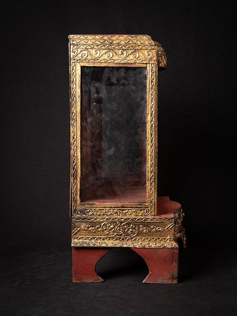 Antique Wooden Burmese Buddha Temple from Burma Original Buddhas For Sale 2