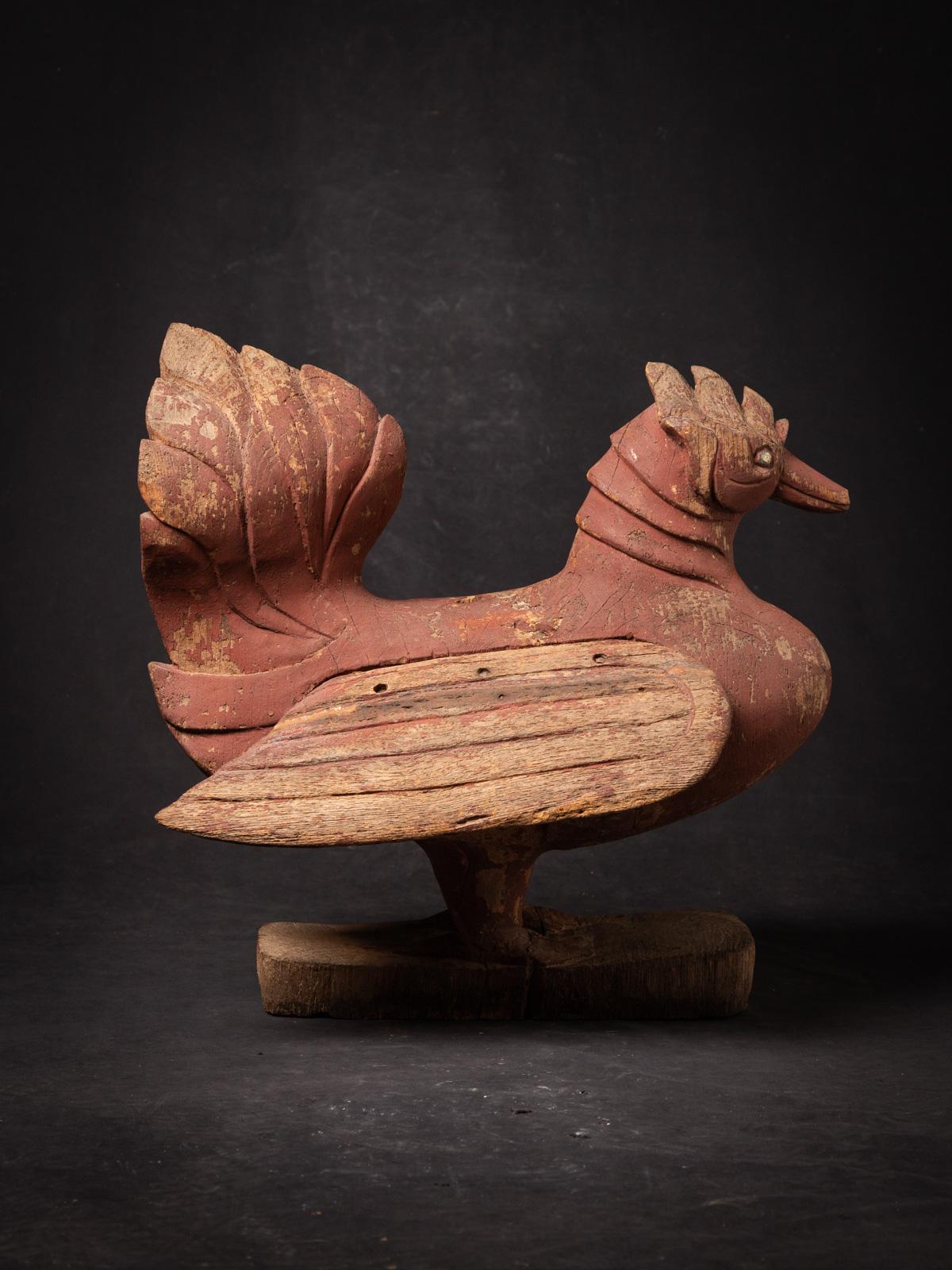 Antiker burmesischer Hintha-Vogel aus Holz aus Burma (Birmanisch) im Angebot