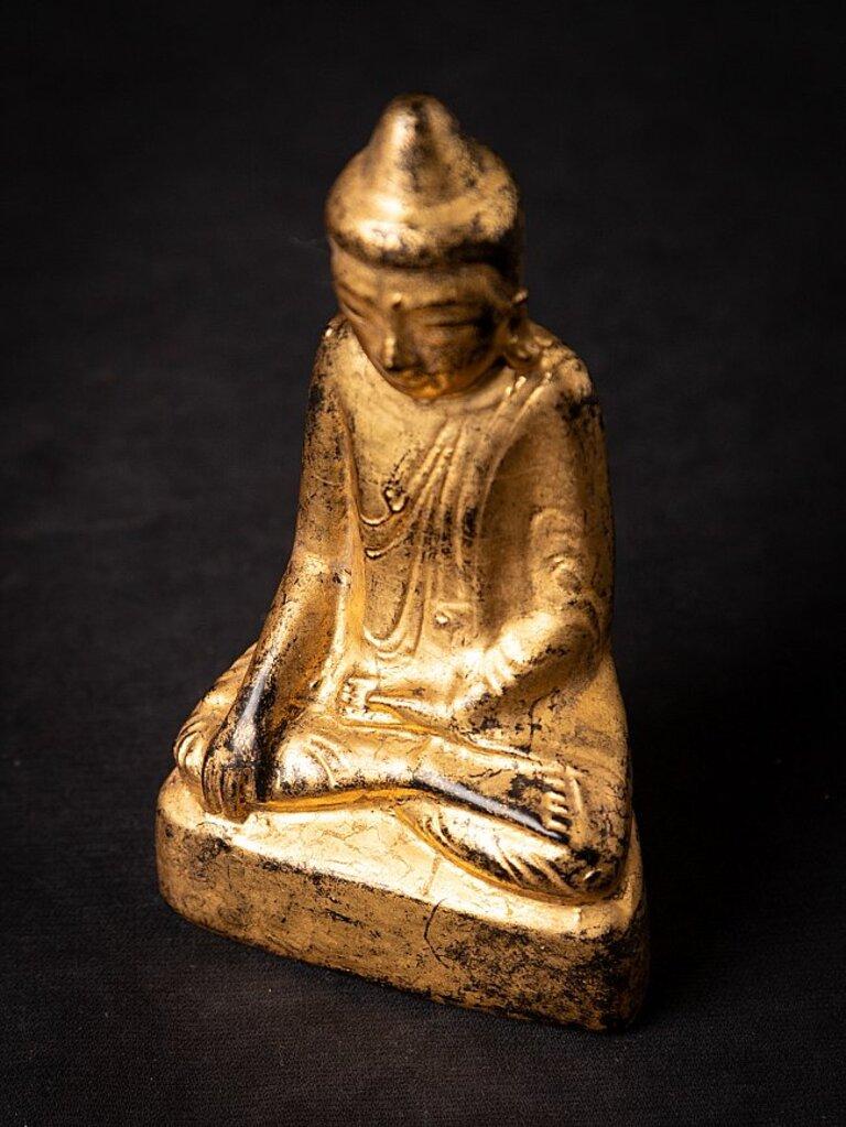 Antique Wooden Burmese Shan Buddha from Burma For Sale 9