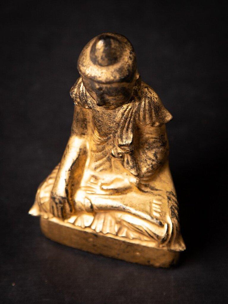 Antique Wooden Burmese Shan Buddha from Burma For Sale 9