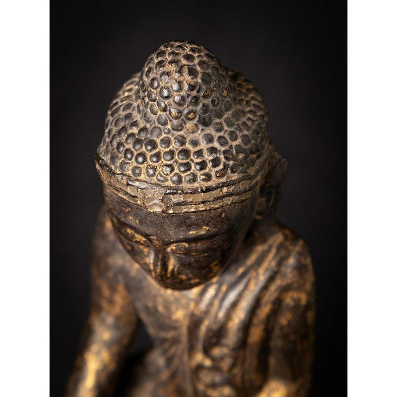 Antique Wooden Burmese Shan Buddha from, Burma For Sale 10