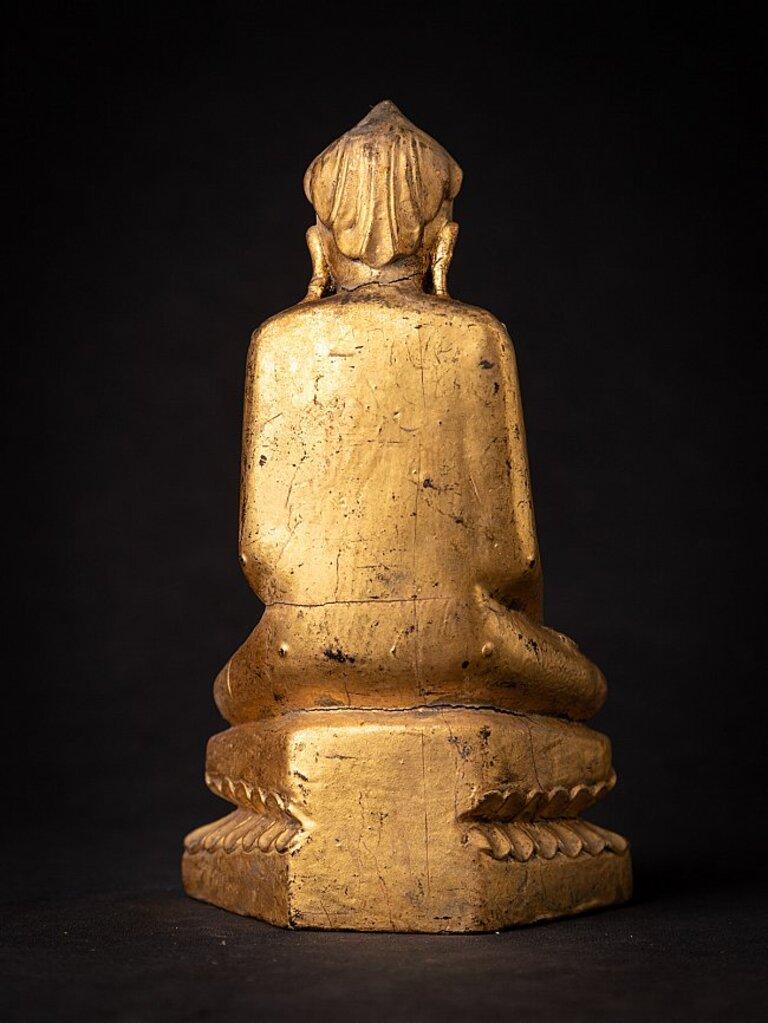 19th Century Antique Wooden Burmese Shan Buddha from Burma For Sale