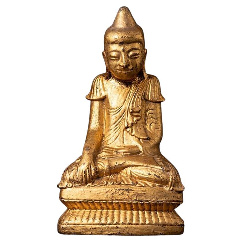 Antique Wooden Burmese Shan Buddha from Burma For Sale