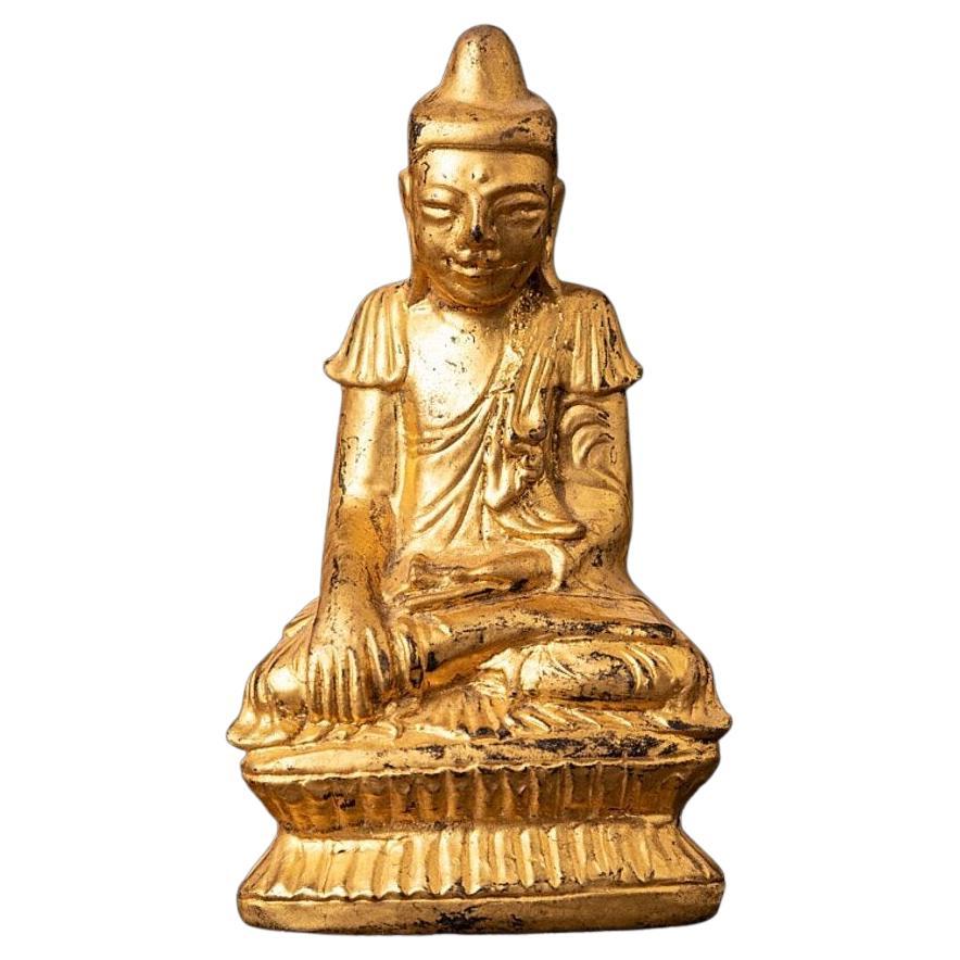 Antique Wooden Burmese Shan Buddha from Burma For Sale