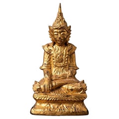 Antique Wooden Burmese Shan Buddha from Burma Antique Wooden Burmese Shan Buddha from Burma