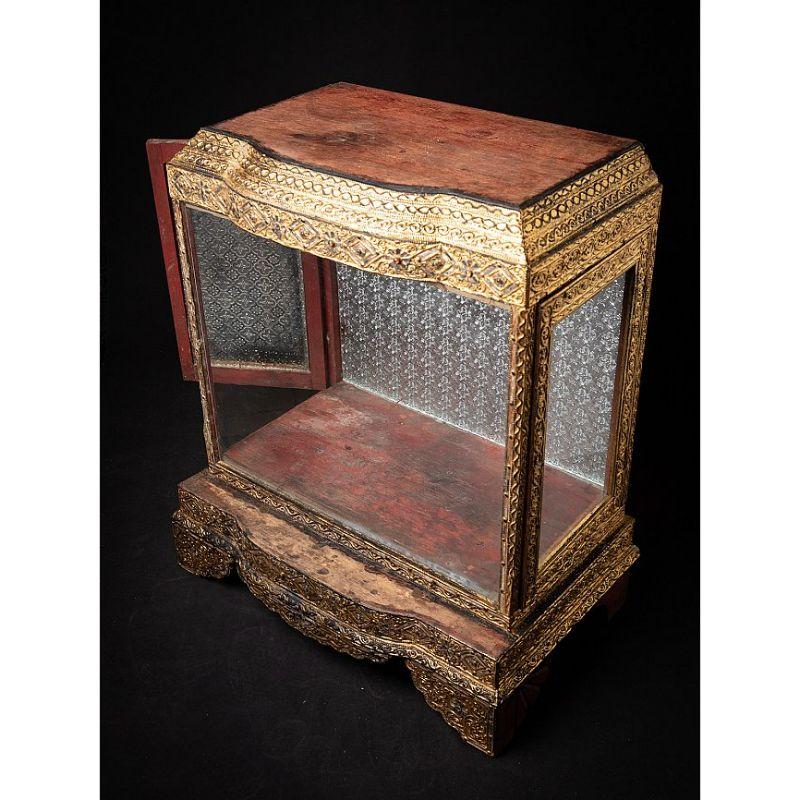 Temple birman ancien en bois de Birmanie en vente 6