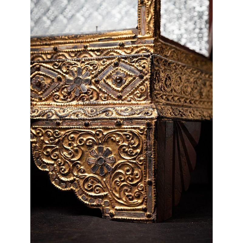 Temple birman ancien en bois de Birmanie en vente 12