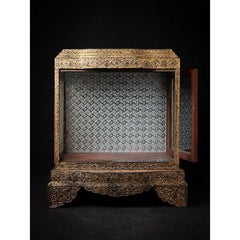 Antique Wooden Burmese Temple from Burma