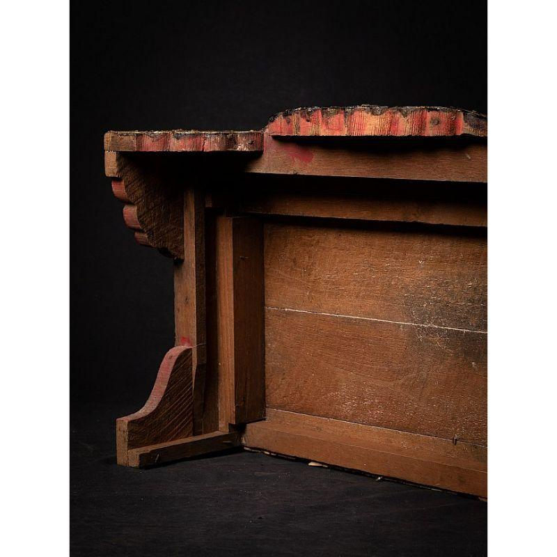 Temple birman ancien en bois de Birmanie en vente 15