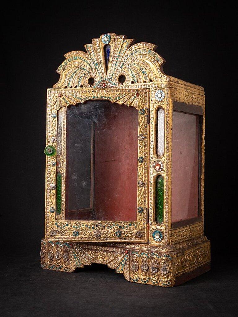 19th Century Antique Wooden Burmese Temple from Burma For Sale
