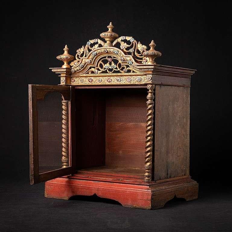 19th Century Antique Wooden Burmese Temple from Burma For Sale