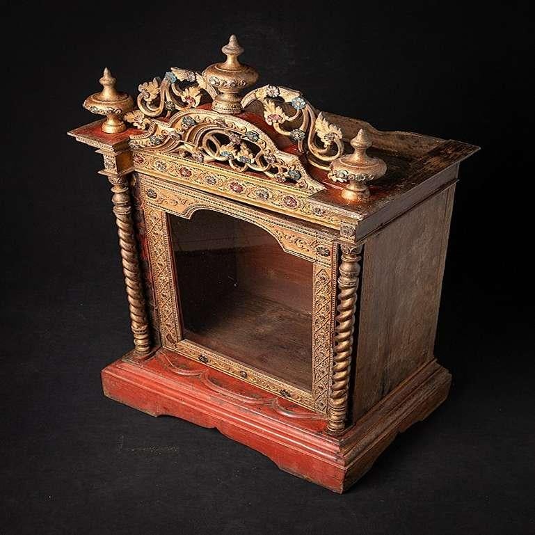Antique Wooden Burmese Temple from Burma For Sale 3