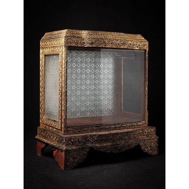 Temple birman ancien en bois de Birmanie en vente 3