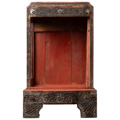 Antique wooden Burmese temple from Burma